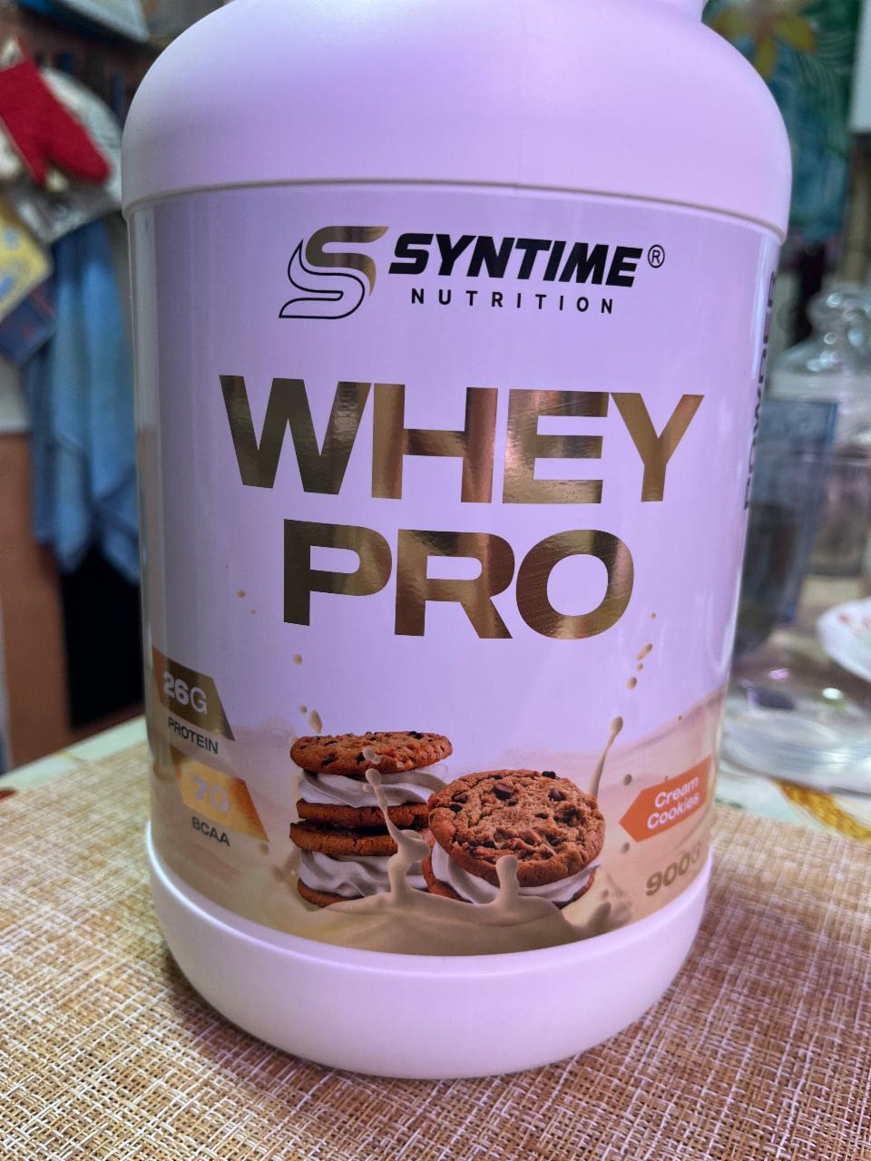 Фото - Протеин whey pro печенье-крем Syntime