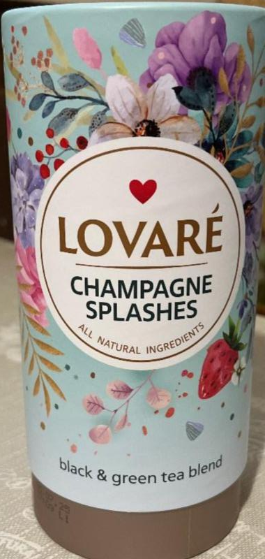 Фото - Чай черный листовой с кусочками ягод Splashes of Champagne Lovare
