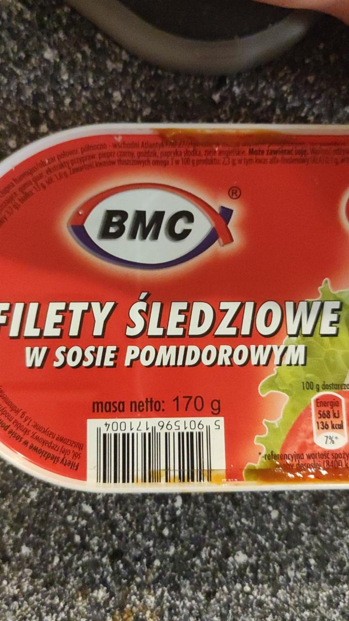 Фото - Филе сельди в томатном соусе BMC
