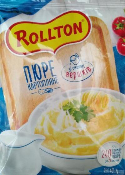 Фото - Пюре картофельное со вкусом сливок Rollton