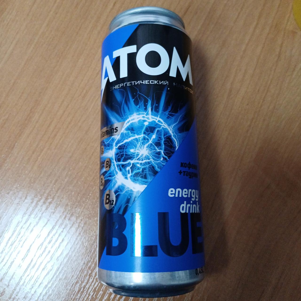 Фото - Напиток энергетический Atom blu Атом