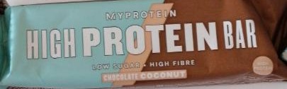 Фото - Батончик шоколадно-ореховый Chocolate Coconut High Protein Bar MyProtein