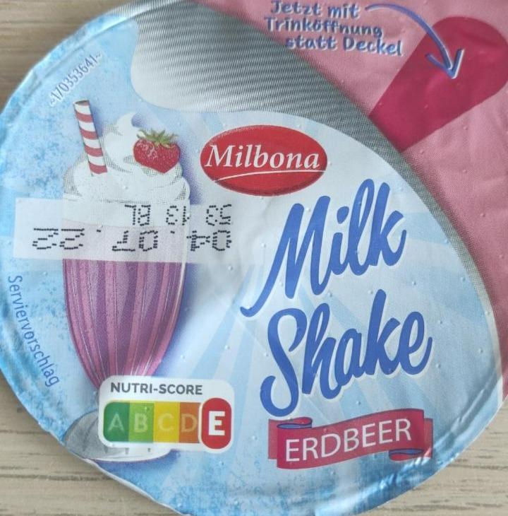 Фото - Коктейль молочный Milk Shake Erdbeere Milbona