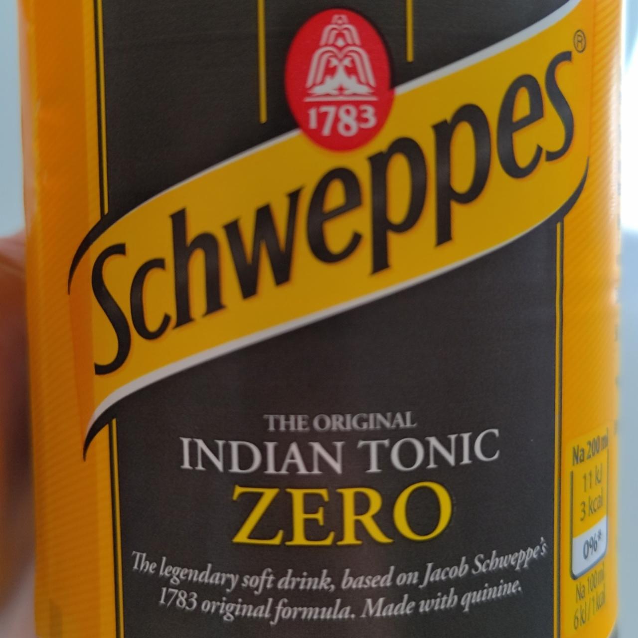 Фото - Швепс Indian Tonic Water без сахара Zero Schweppes