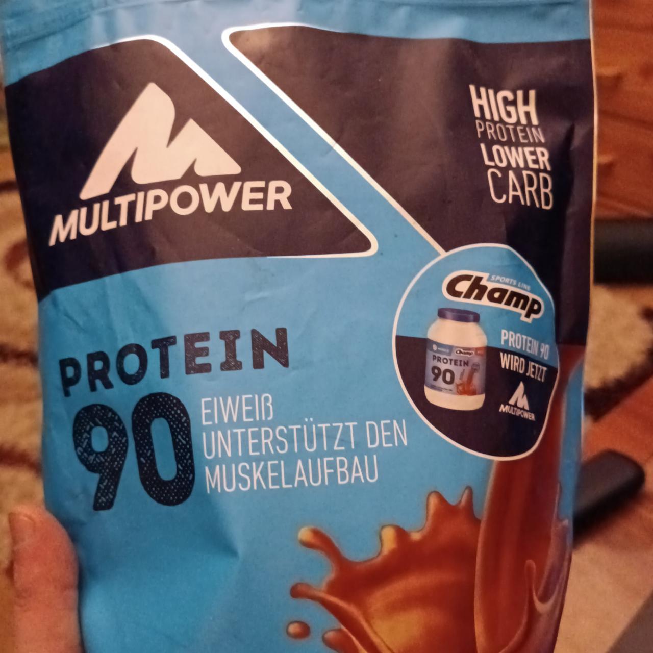 Фото - Протеин с шоколадным вкусом Protein 90 Schoko Multipower
