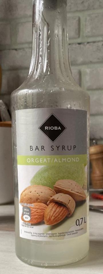 Фото - Сироп Bar Syrup со вкусом миндаля Rioba