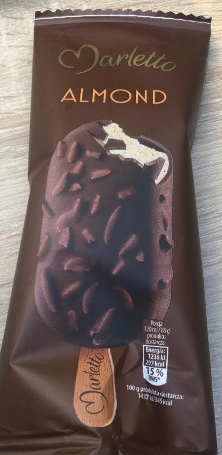 Фото - мороженое в молочном шоколаде с миндалем Marletto