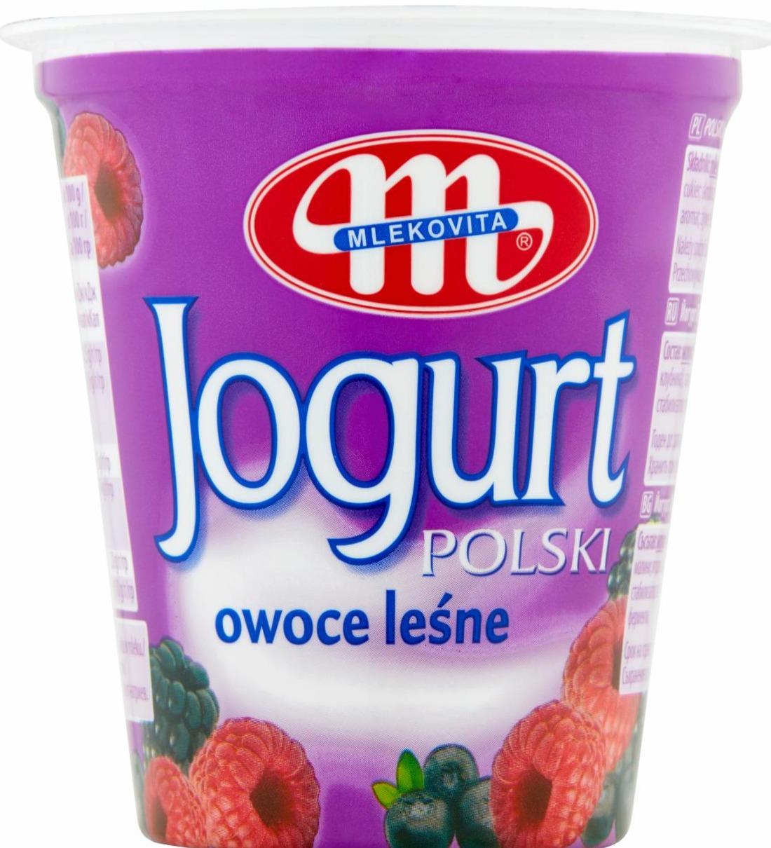 Фото - йогурт польский с лесными ягодами Mlekovita