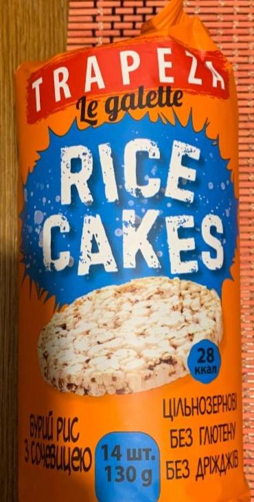 Фото - Галеты рисовые Rice Cakes с чечевицей Trapeza
