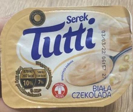 Фото - Serek biała czekolada Tutti