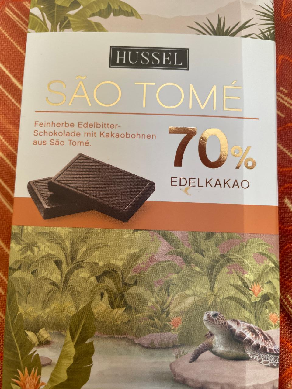 Фото - Шоколад чёрный 70% Sao Tome Hussel