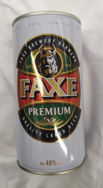 Фото - пиво светлое 5% premium Faxe