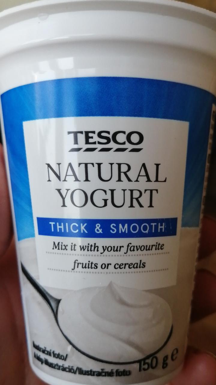 Фото - натуральный йогурт Tesco
