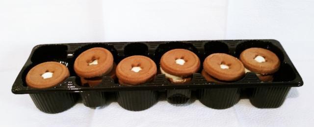 Фото - Мини печенье с кремом со вкусом 'ваниль' '7Days'