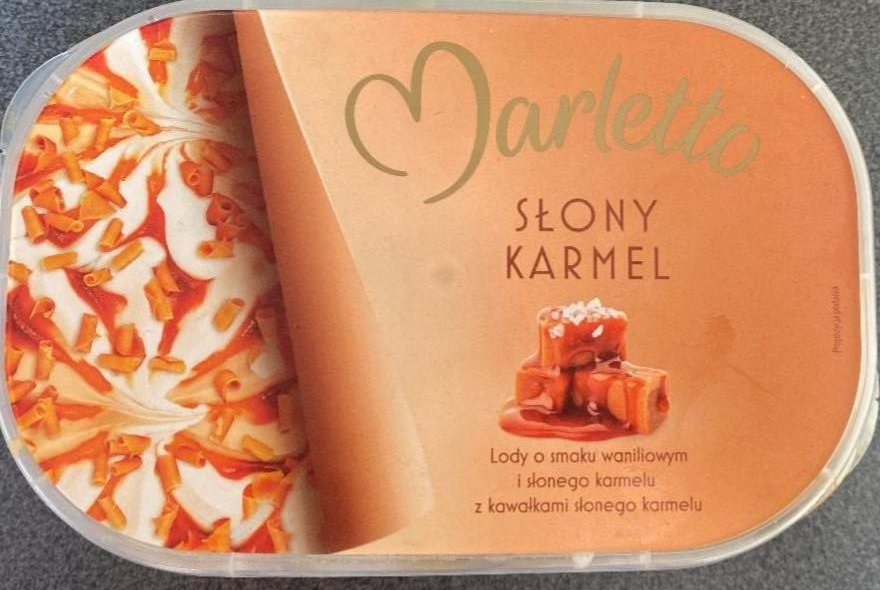 Фото - Мороженое ванильное Соленая карамель słony karmel Marletto