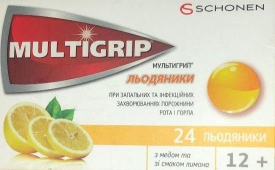 Фото - Леденцы с медом и со вкусом лимона Multigrip