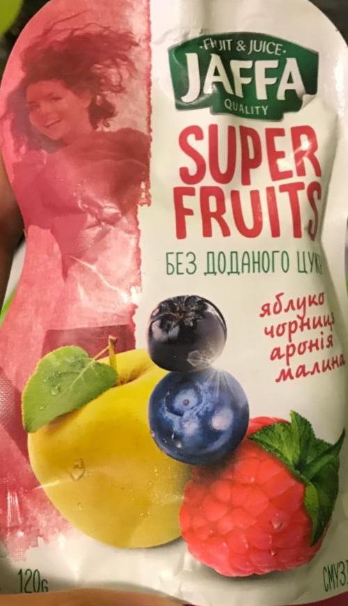 Фото - пюре фруктовое super fruits Jaffa