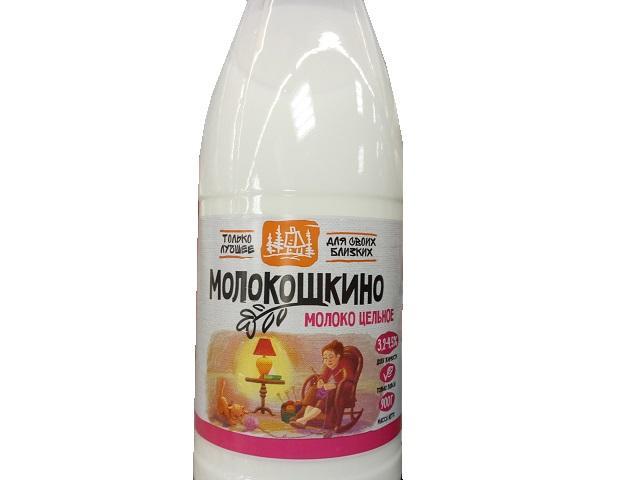 Фото - Молоко 'Молокошкино' цельное 3,2-4,5%