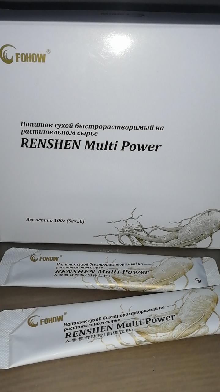Фото - Напиток быстро растворимый Renshen Multi Power Fohow