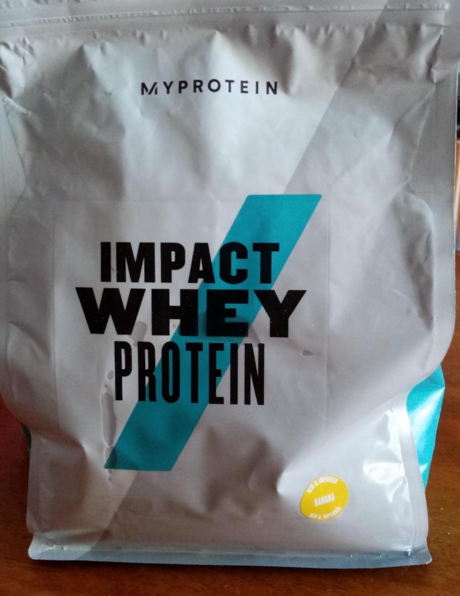 Фото - Impact Whey Protein протеин Banana Myprotein