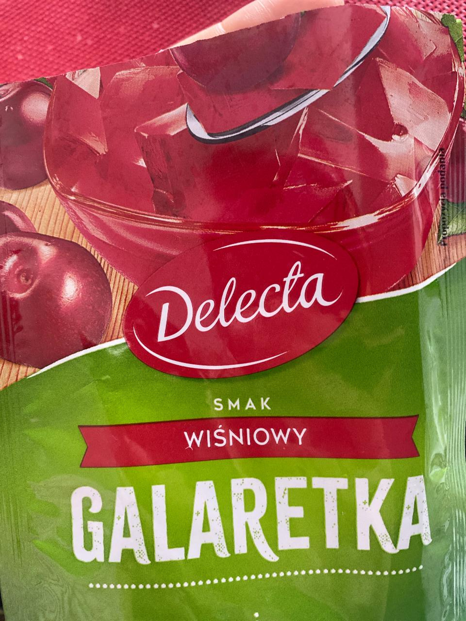 Фото - Желе с вишневым вкусом Galaretka Wisniowy Smak Delecta
