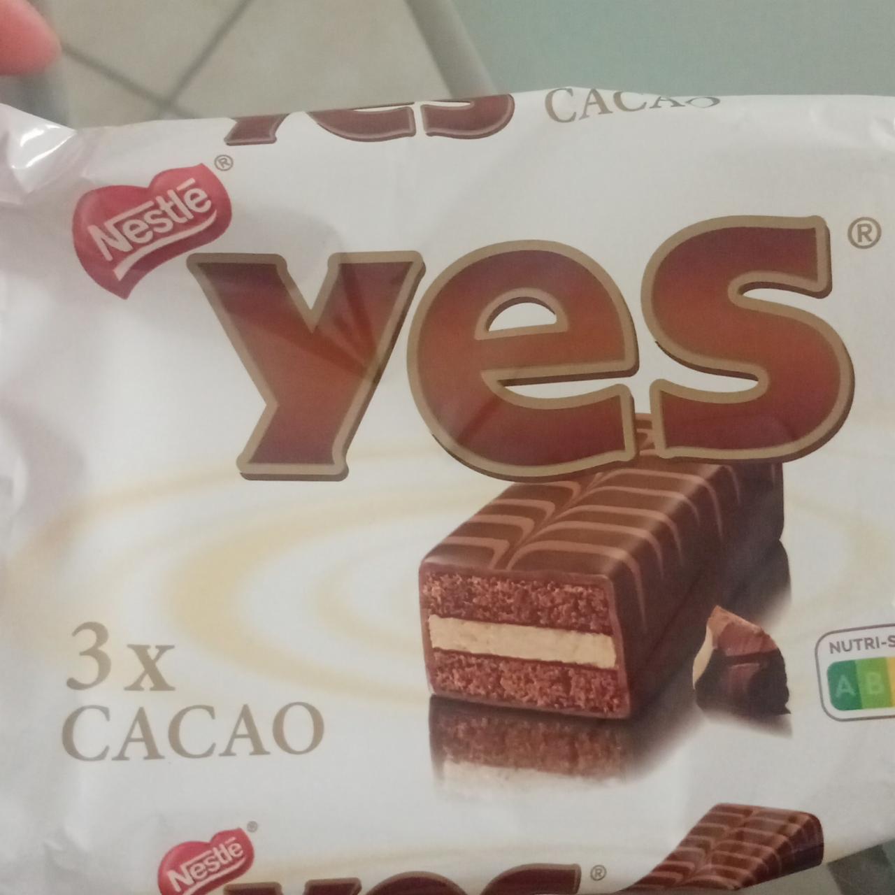 Фото - Бисквит Yes cacao 3x Nestlé