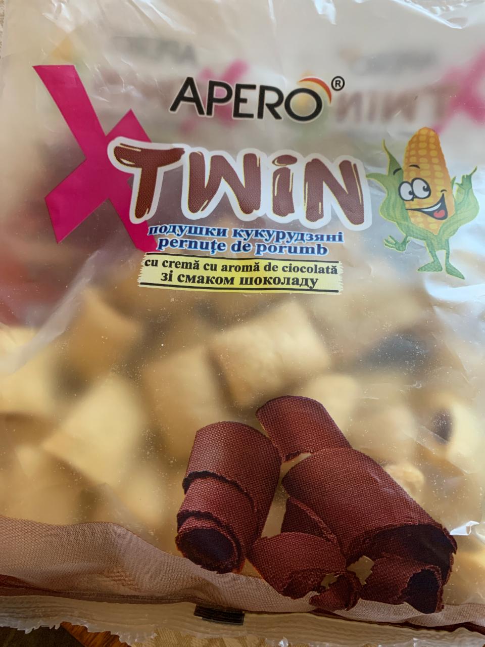 Фото - Подушки кукурузные со вкусом шоколада Twin Apero