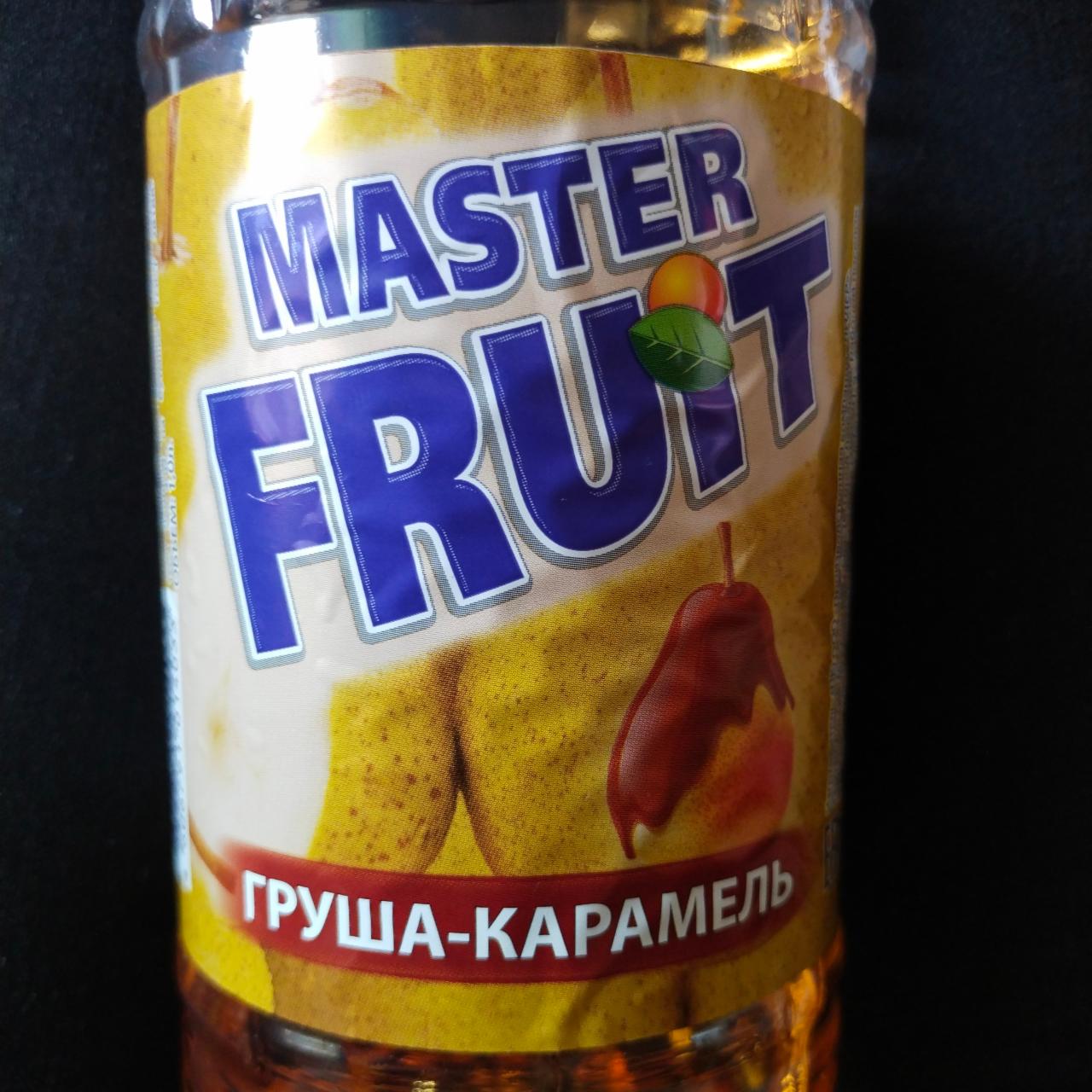 Фото - Напиток безалкогольный негазированный вкус груши с карамелью Master Fruit