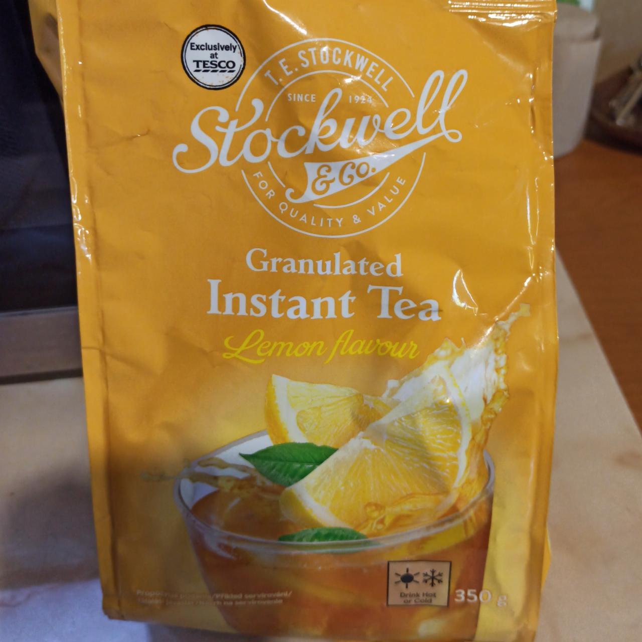 Фото - гранулированный растворимый чай лимонный Stockwell