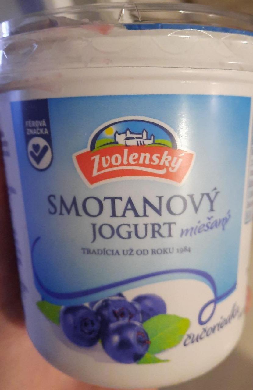 Фото - Smotanovy jogurt čučoriedka Zvolenský