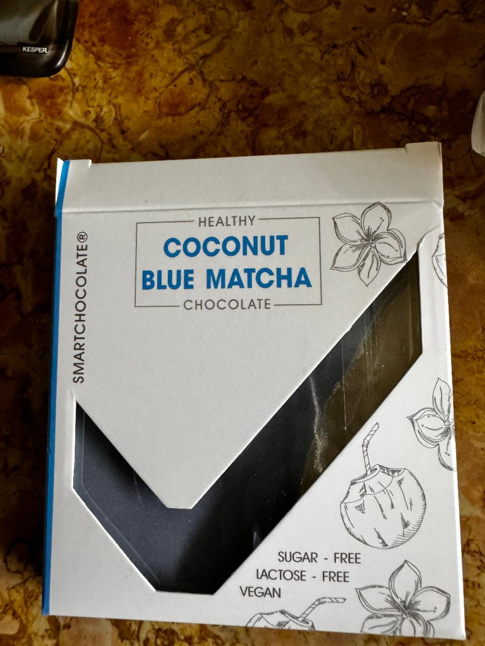Фото - Шоколад без сахара кокос, голубая матча Coconut&Blue Matcha