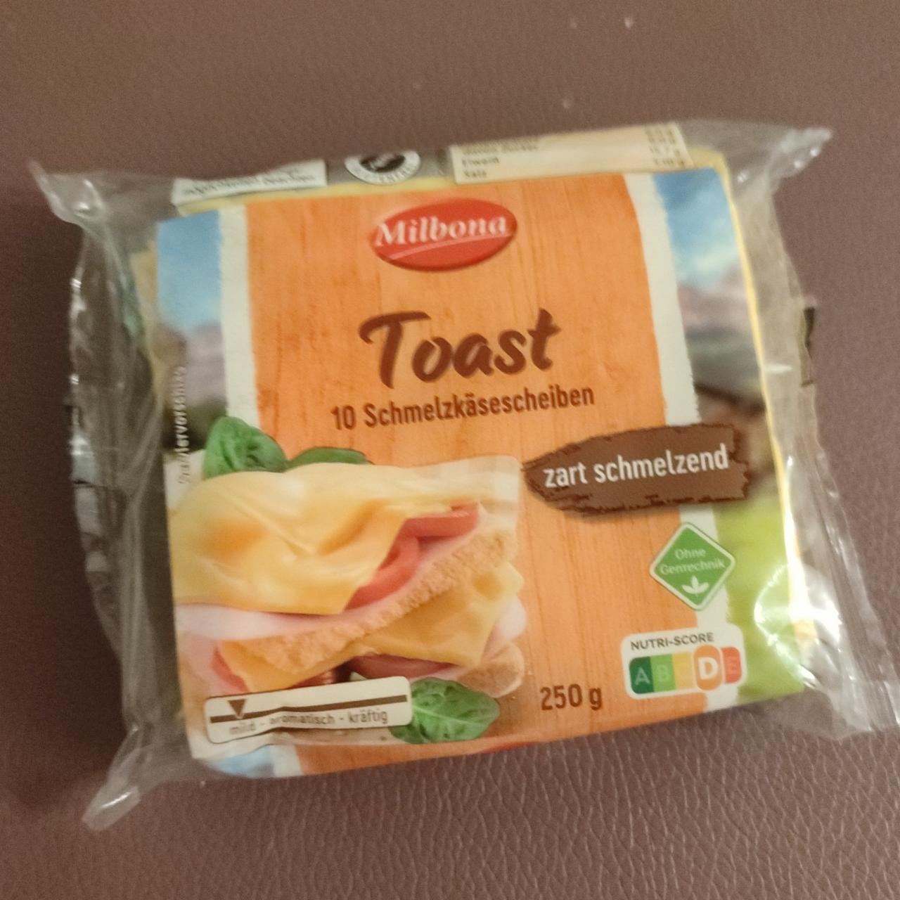 Фото - Toastový sýr Milbona