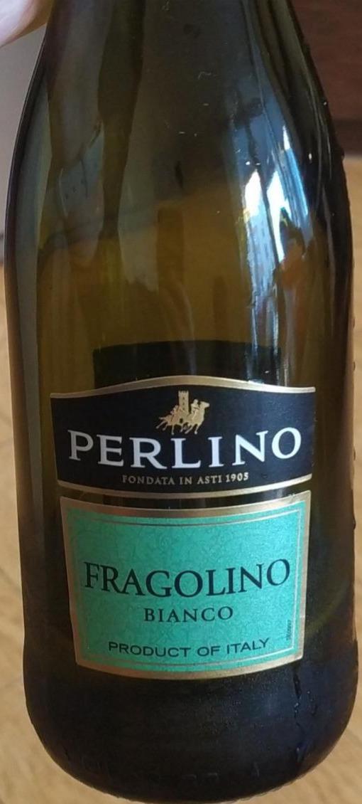 Фото - Напиток на основе белого вина игристого fragolino bianco Perlino