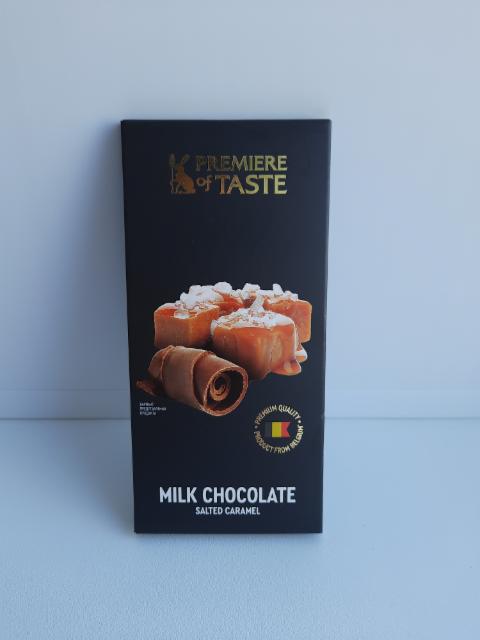 Фото - Шоколад молочный с соленой карамелью Premiere of taste