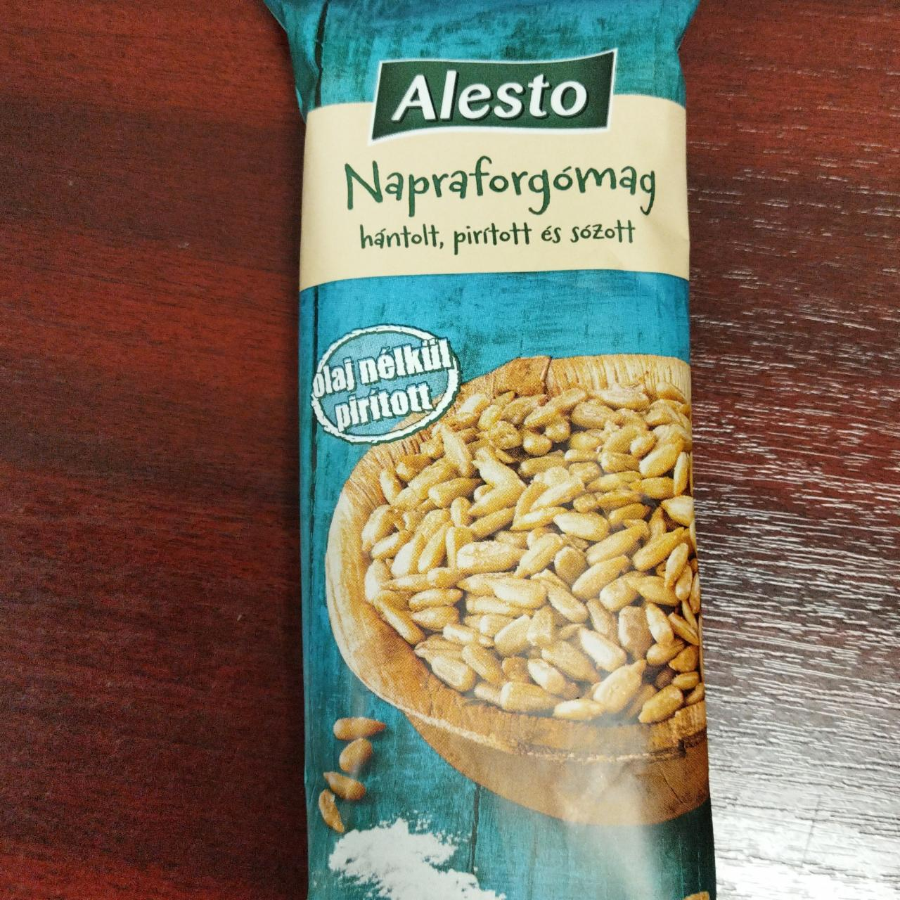 Фото - Семена подсолнечные с солью очищенные Alesto