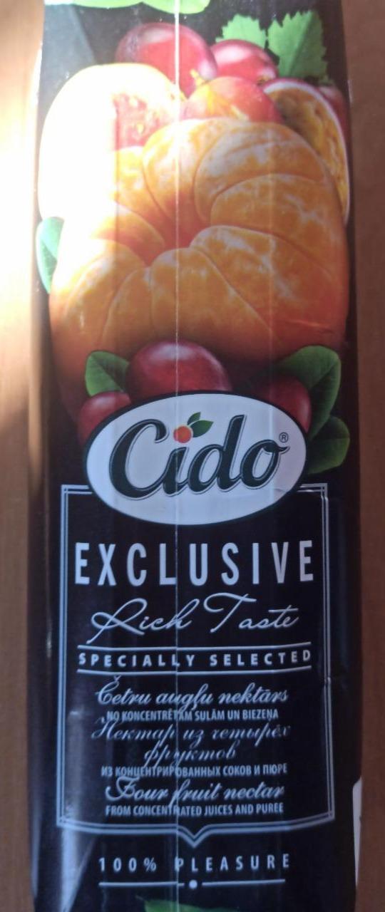 Фото - Нектар из четырех фруктов exclusive Cido