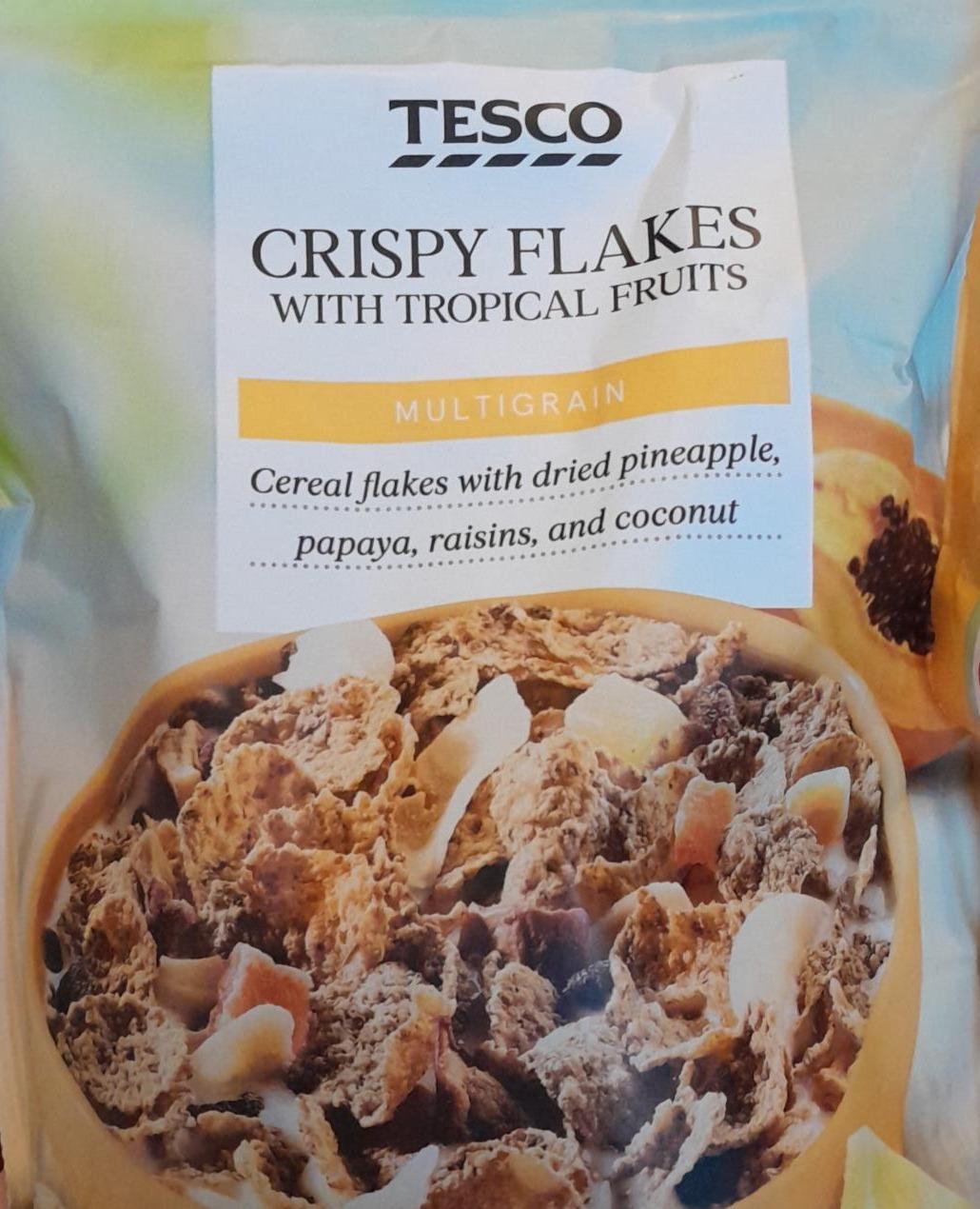 Фото - Хлопья хрустящие с тропическими фруктами Crispy Flakes Tesco