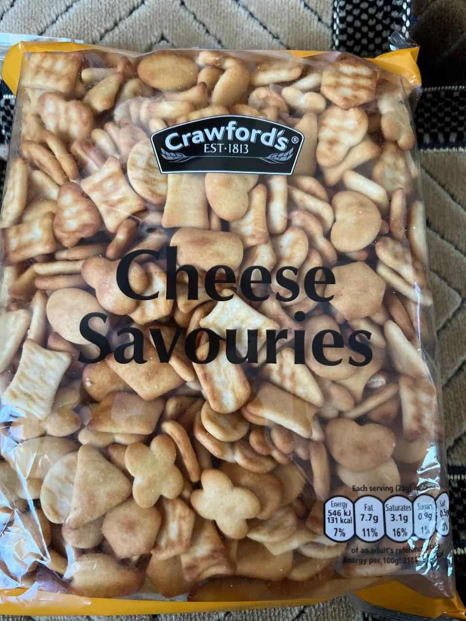 Фото - Печенье Cheese Savouries Crawford’s