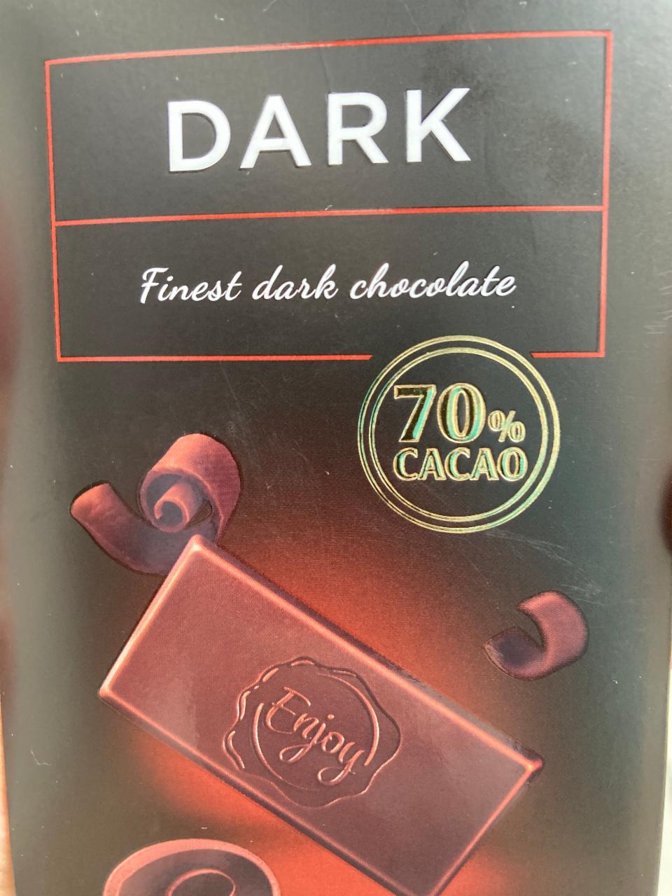 Фото - Шоколад черный 70% Dark Finest Chocolate Enjoy