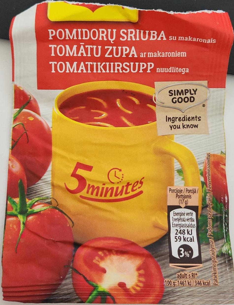 Фото - томатный суп с макаронами быстрого приготовления Maggi