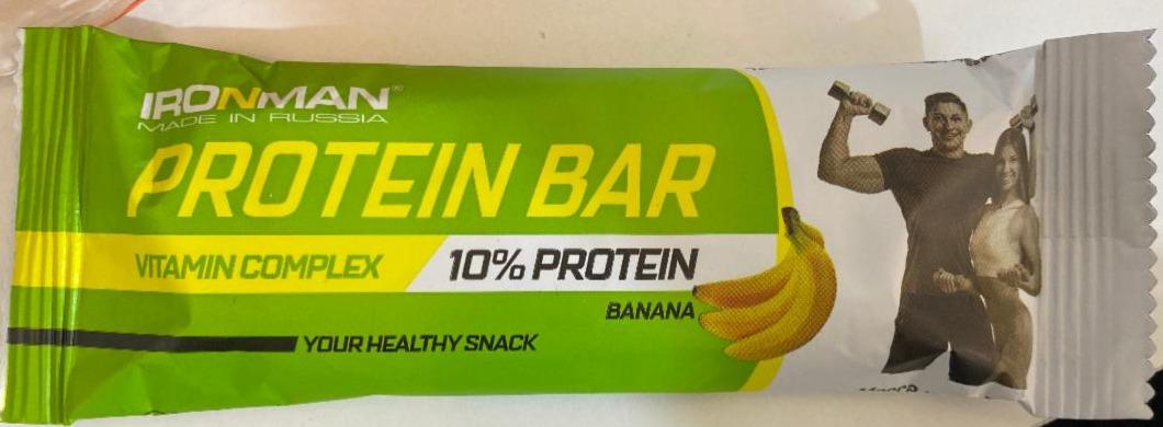 Фото - Батончик протеиновый Tri Protein Bar со вкусом банан Ironman