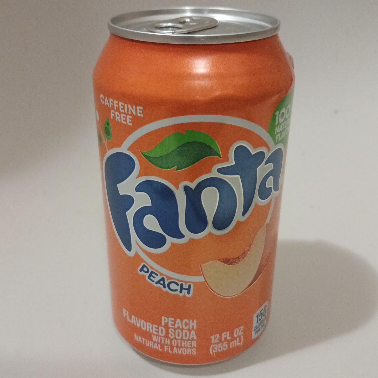 Фото - Напиток газированный персиковый Fanta