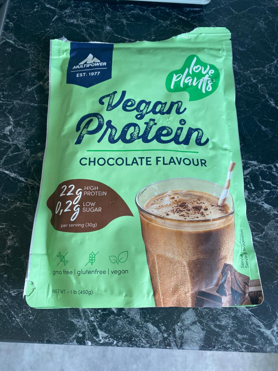 Фото - Протеин веганский с шоколадным вкусом Vegan Protein Chocolate Flavour MultiPower