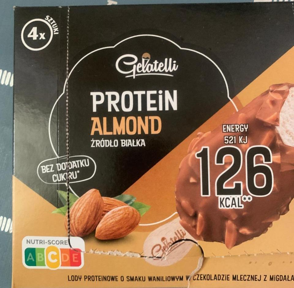 Фото - Мороженое протеиновое без сахара Protein Almond Gelatelli