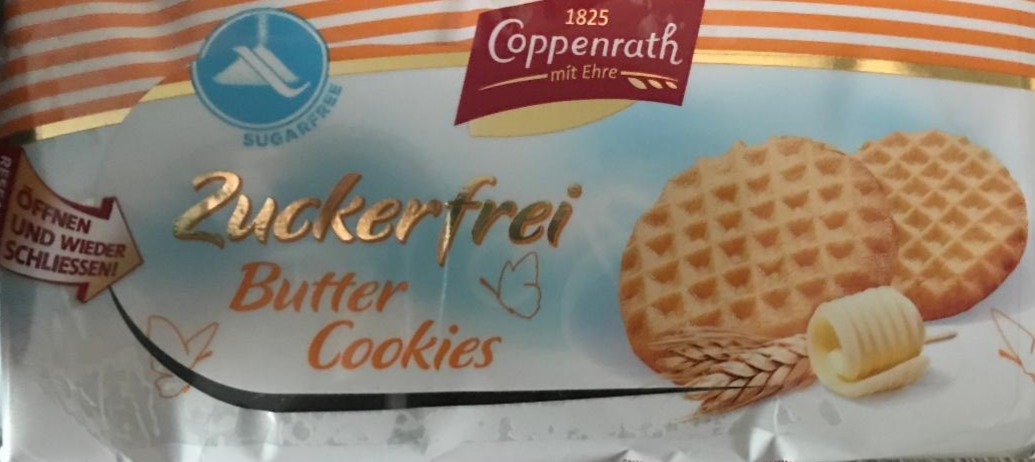Фото - Печенье сливочное без сахара с подсластителями Coppenrath