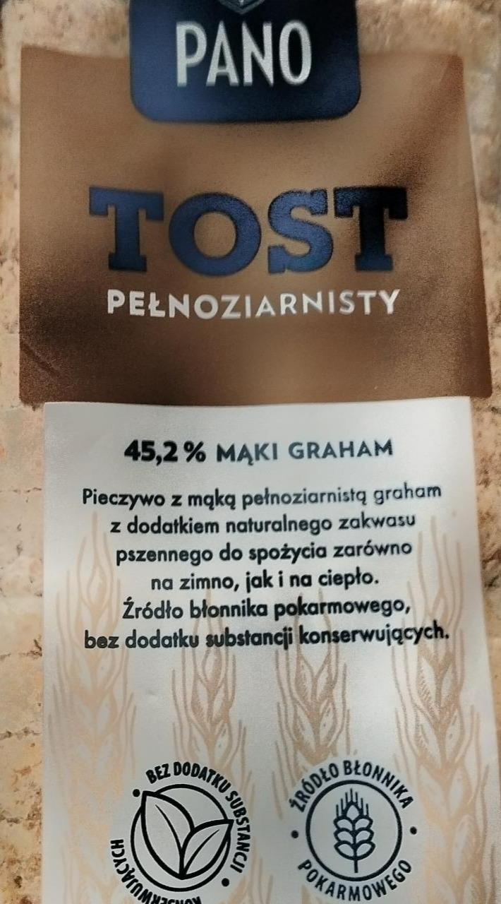 Фото - Хлеб многозерновой тостовый Tost Pełnoziarnisty Pano