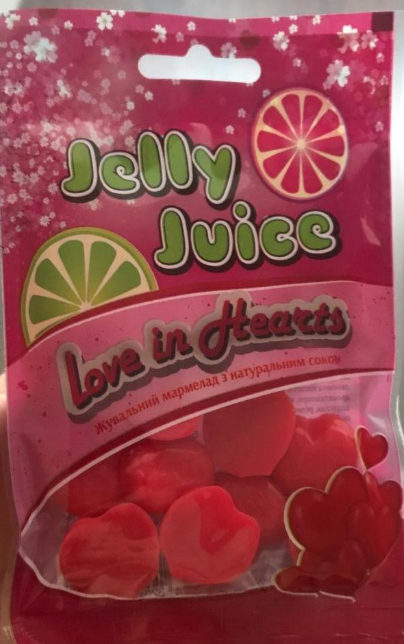 Фото - Мармелад love in hearts Jelly Juice