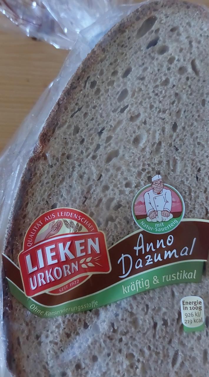 Фото - Хлеб тёмный деревенский Lieken Urkorn