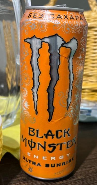 Фото - Энергетик Black Energy Ultra Sunrise без сахара оранжевый Monster