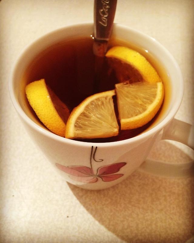 Фото - чай с мятой и лимоном